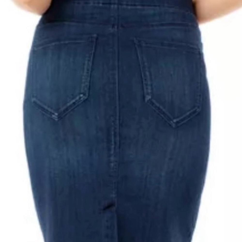 Liverpool women’s Dark Denim Pencil stretchy Skirt size 6 - Picture 2 of 7